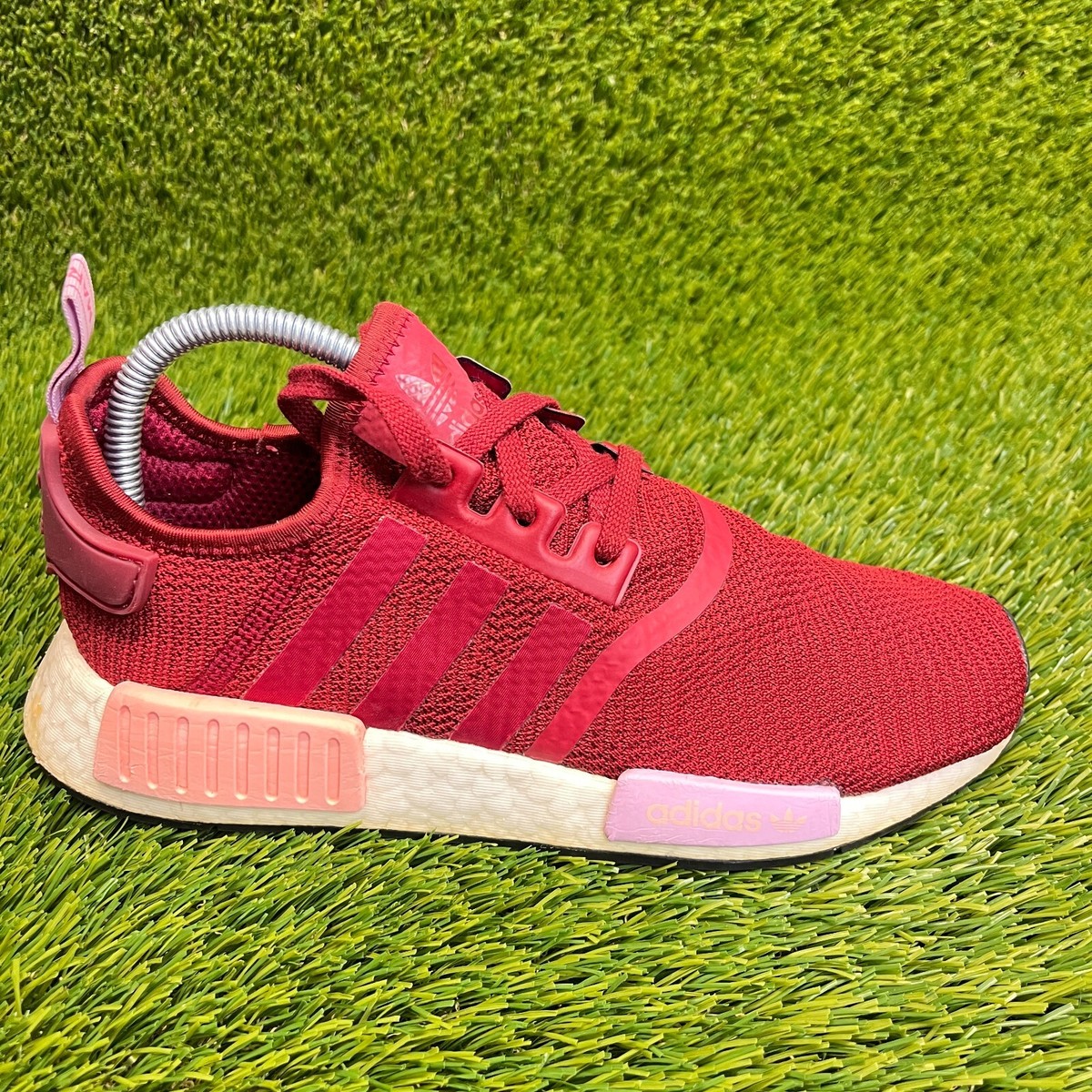 Nmd Shoes Adidas Nmd May Adidas NMD R1 Core Black Lush Red Mens