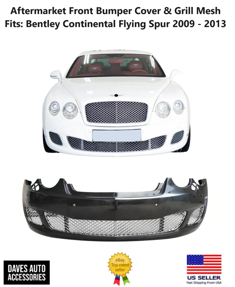 09-13 Bentley Continental Flying Spur Front Bumper Grille Assembly  