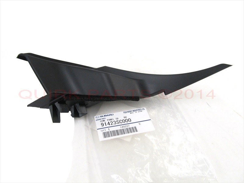 Panel de cowl lado derecho para Subaru Forester 2009-2013 (P/N 91423SC000)