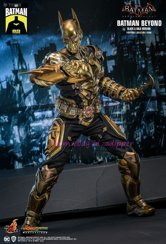 Perfect Hot Toys Vgm64 1/6 Arkham Knight Batman Beyond Black