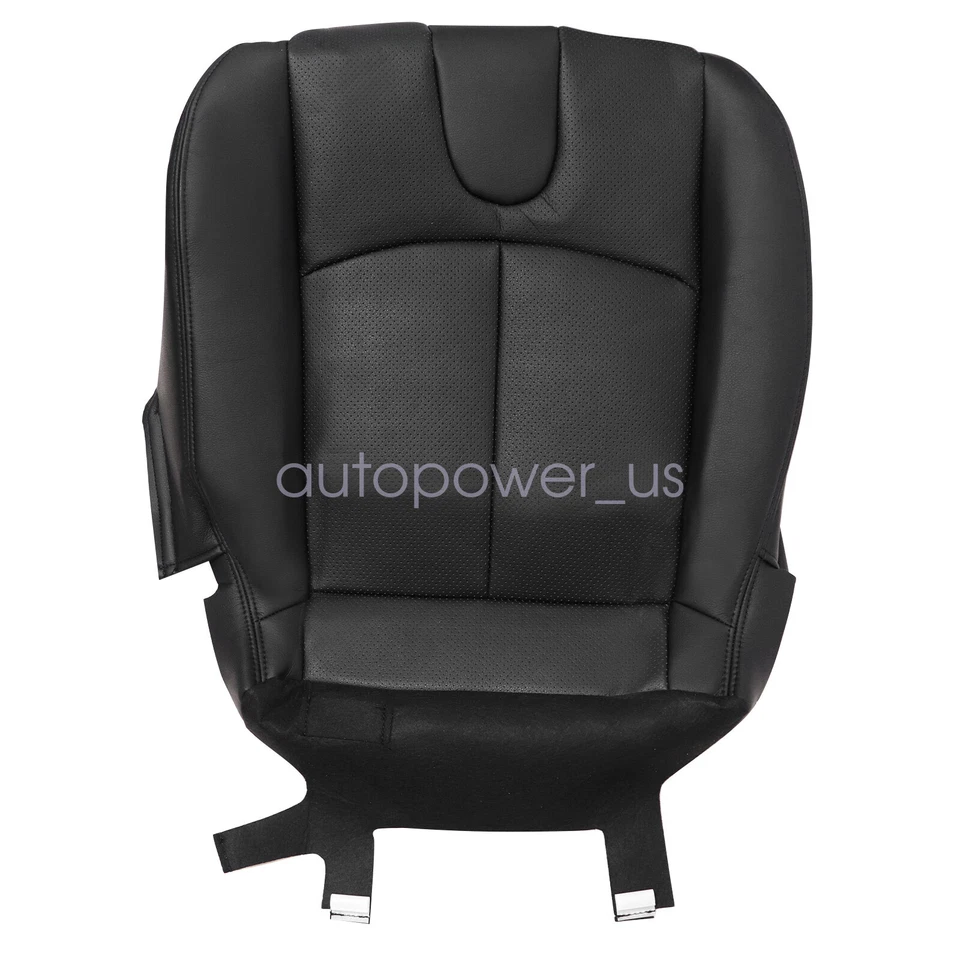 For 2008-2013 Infiniti G37 Driver / Passenger Perforated Leather Cover Black - Image 4 of 4