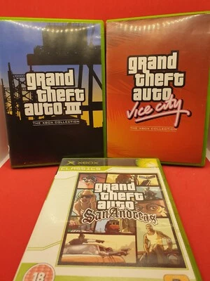 Xbox Original : Grand Theft Auto : Classic Xbox Collection. 3 GAMES IN 1 Bundle - Image 1 of 4