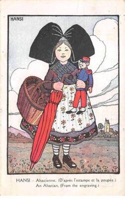 Illustrator - Nr. 84833 - Hansi - Elsässerin (Nach der Druck Und die Puppe