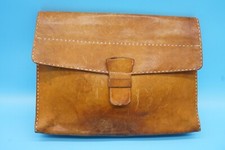 UNICA borsa college valigetta vintage anni 70 in vera pelle - adatta ad un laptop 16"