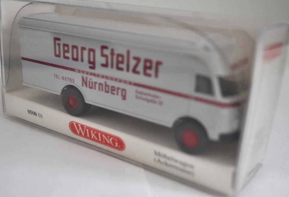 Wiking 0500 01  MB Ackermann Vintage Moving Van ("Georg Stelzer") -  NEW w/BOX - Image 2 of 4