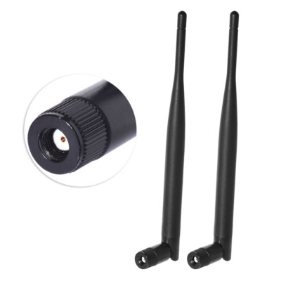 Bingfu WiFi Antenne 2,4Ghz 5,8 GHz RP-SMA MIMO Antenne 6dBi 2 St für USB-Adapter
