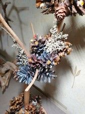 Baltic amber wood pine cones  figurine figure table plaque decor gems