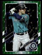 2021 Topps Update US147 Luis Torres Seattle Mariners Green Foil 121/499 Card
