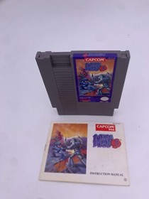 Mega Man 3 (Nintendo Entertainment System, NES, 1990) With Manual