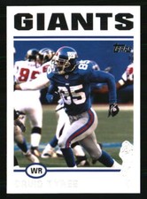 David Tyree 2004 Topps #29 FOOTBALL Card