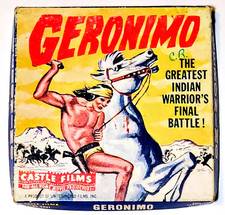 Vintage 1962 Geronimo Greatest Indian Warrior Super 8 B W Film In Box 5001