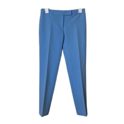 Milly periwinkle blue ankle crop trousers womens 0 dress pants | eBay