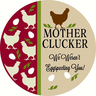 Chicken Clucker Reusable Stencil, 5 Mil  Mylar, DIY Sign Stencil, 12''- 11175 U