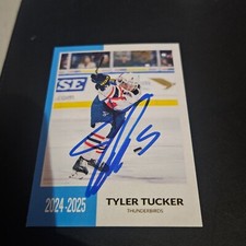 TYLER TUCKER  SIGNED AUTOGRAPHED 2024-2025 SPRINGFIELD THUNDERBIRDS CARD # 2