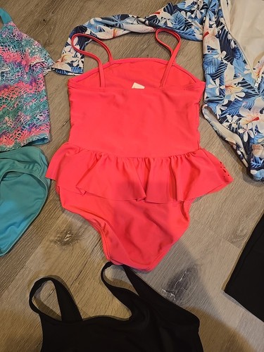 Girls Swimsuit Set Rashguard Size 7/8 - Picture 3 of 8