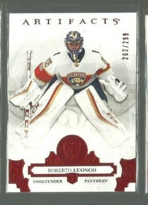  2017-18 Artifacts Ruby #70 Roberto Luongo 262/299 (ref 60371)