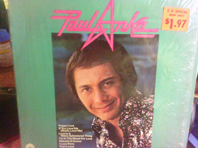 ポール•アンカ「パピー•ラヴ」（EPレコード） Paul Anka – Puppy Love / Adam And Eve – Vinyl (7