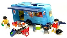 Playmobil * 9502 * Camper-Fahrzeug / Caravan / Wohnwagen * mit Ausstattung