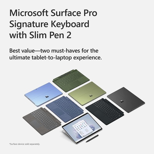 Klawiatura Microsoft Surface Pro Signature z Surface Slim Pen 2, szafir - Ope - Zdjęcie 10 z 10