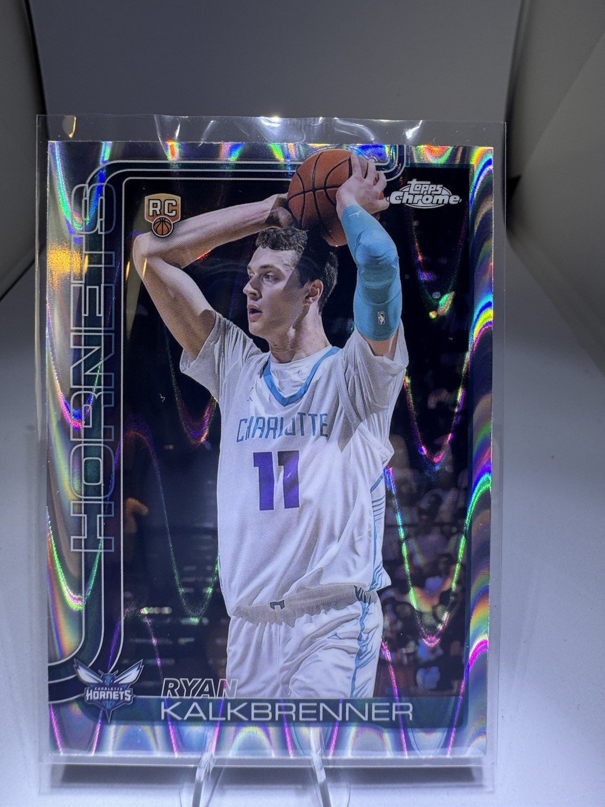 2025-26 Topps Chrome - Ryan Kalkbrenner #284 RayWave Refractor (RC)