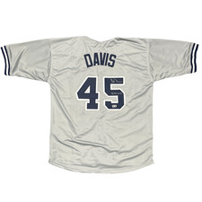 Chili Davis Signed Yankees Custom Jersey w/ 98 99 WSC Beckett Witness BAS COA