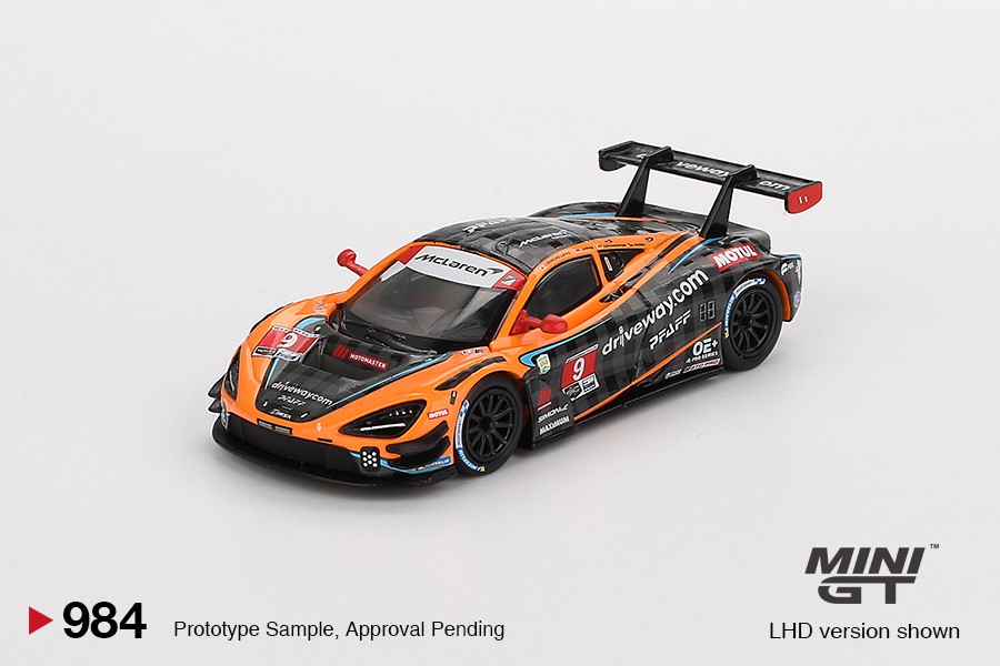 Mini GT #984 McLaren 720S GT3 Evo Pfaff Motorsports 2024 IMSA