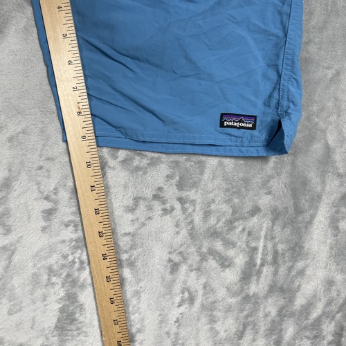 Patagonia Board Shorts Kids XL14 Blue Purple APBL Drawstring Pocket Swim Trunks - Picture 8 of 11