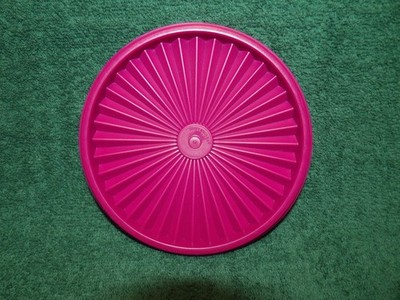 DARK PINK TUPPERWARE Servalier Replacement Lid 808 FOR Canister 807 890 1222