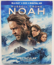 Noah Blu-ray DVD Russell Crowe 2014 2-Disc Set Slipcover Biblical Epic Drama