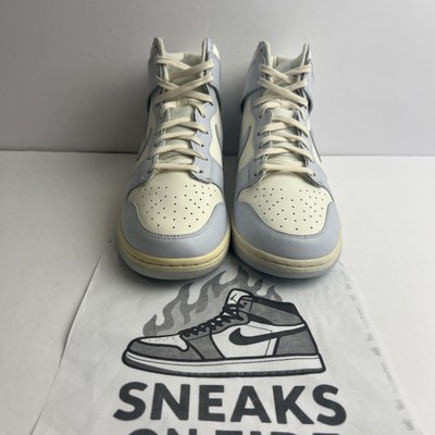 Nike Dunk High Football Gray Pale Ivory Blue DD1869-102 W Size 12 men Sz 10.5 