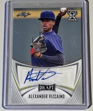 2021 Leaf Draft Baseball Rookie Auto Alexander Vizcaino #BA-AV2