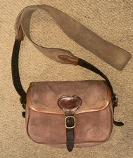 Vintage Brady English Canvas 50 Cartridge Shooting Bag - Canvas Shoulder Strap