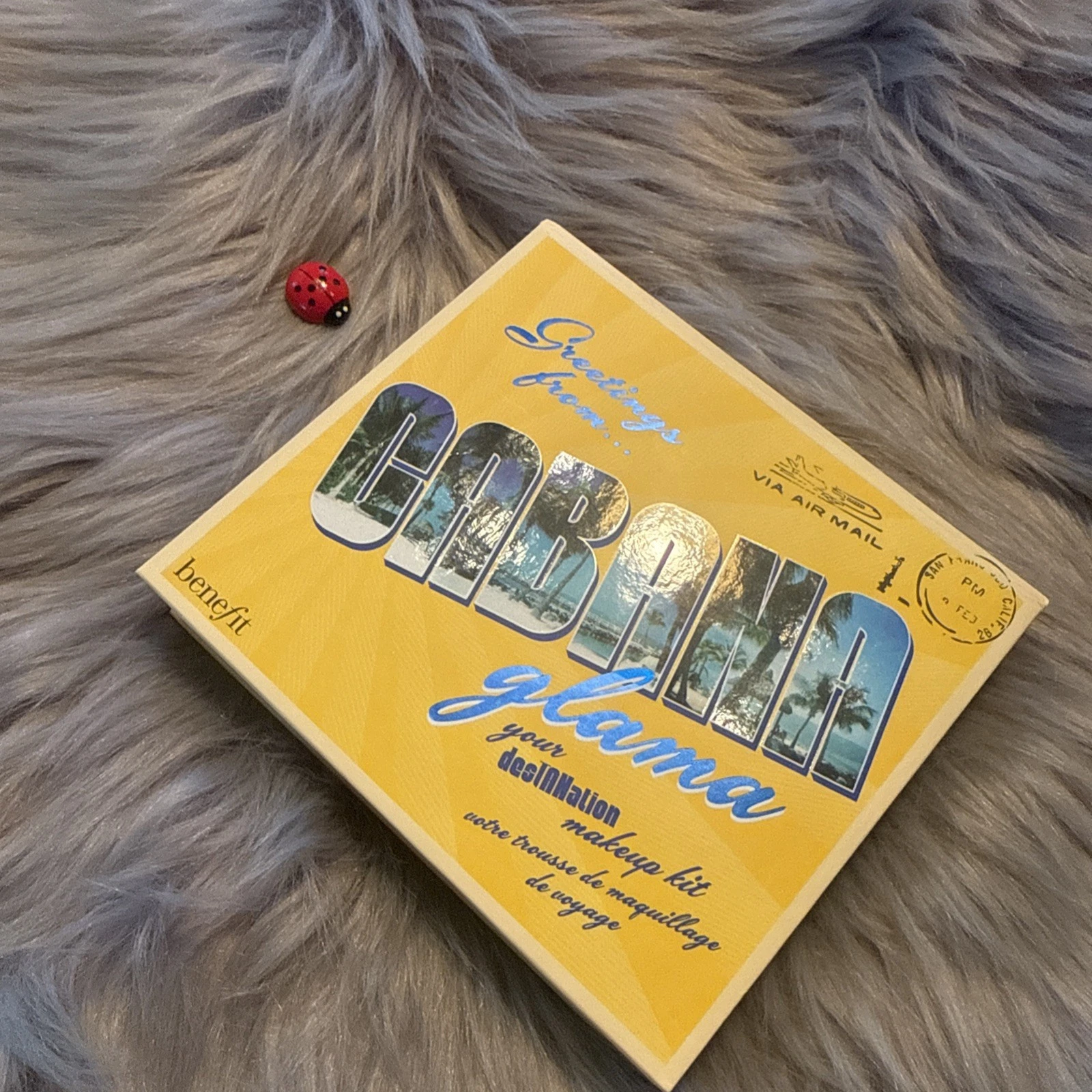 Benefit Cabana Glama Your Destination Makeup Kit Shadow Brushes Tint Foundation