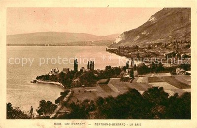 Menthon-Saint-Bernard Panorama Lac d Annecy La Baie