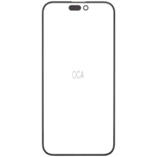 2 in 1 Glass  OCA Pre-Installed For iPhone 15 Pro Max 10 Pack 