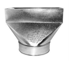 Southwark Metal PH72124 2x12x4 Galvanized Steel Register Boot