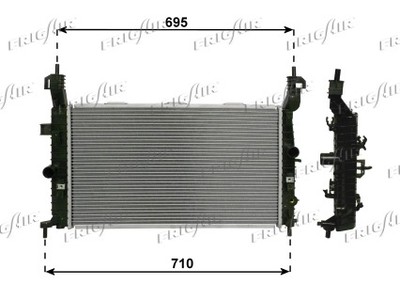 FRIGAIR 0107.9062 Radiatore motore - Sconti Odierni