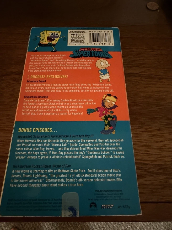 Nickelodeon Super Toons VHS - Image 3 of 4