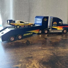 Sunoco Pro-Stock Transporter 2000 Edition with Stock Car 