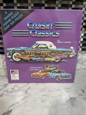 Cruisin' Classics 500 piece Puzzle New Sealed By Lewis T. Johnson