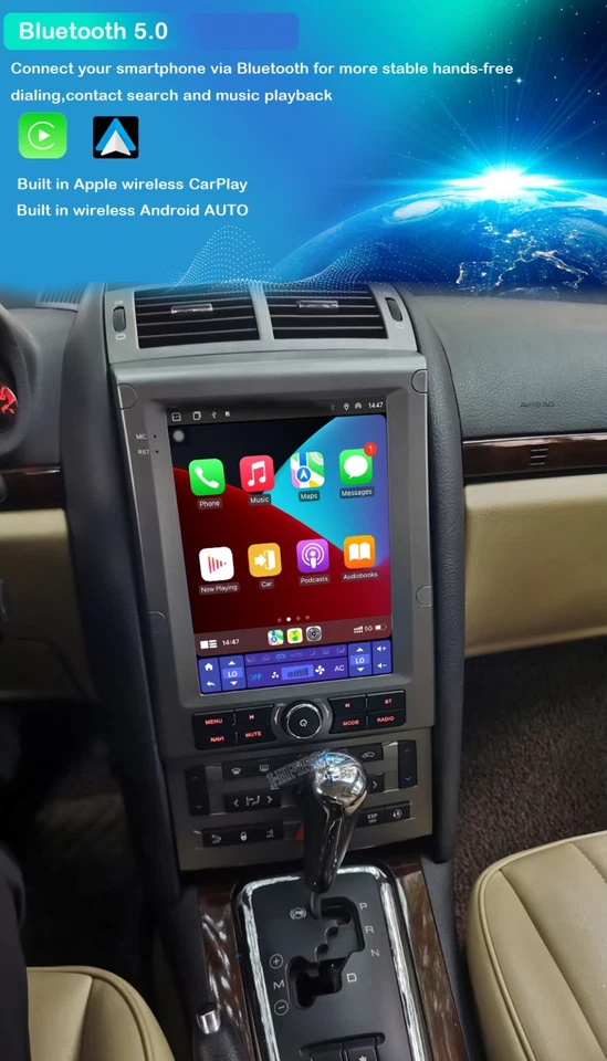 Para Peugeot 407 2006-2016 Rádio de Carro Navegação GPS Tela Grande Player CarplayAuto - Imagem 4 de 4