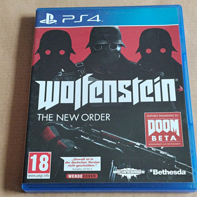 Bethesda Wolfenstein: The New Order (Sony PlayStation 4) PAL USK 18 Wendecover