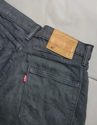 Levis 504 Herren Jeans Straight Leg W29 L34 Dunkelblau Denim