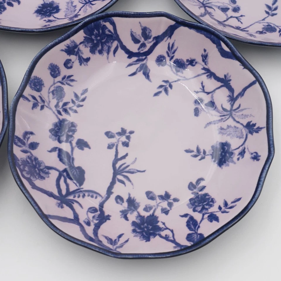 Anthropologie Anya Stoneware 8.75" Pasta Bowls Set of 4 Made in Portugal - Image 2 of 4