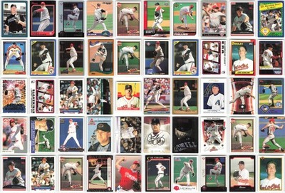 Curt Schilling Lot of 50 MLB Baseball Cards Collection - Exact Cards Shown