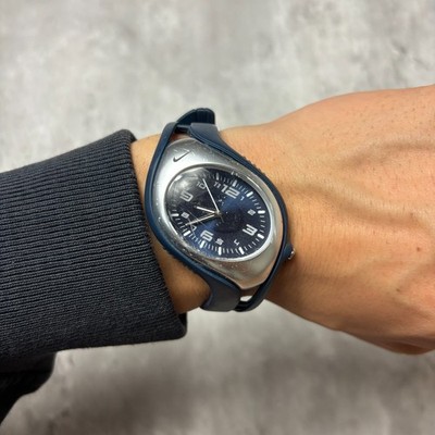 時計 00s Nike Sports Triax Y2K vintagewatch 00s NIKE TRIAX Sport Watch Silver Blue Y2K New Battery Japan | eBay