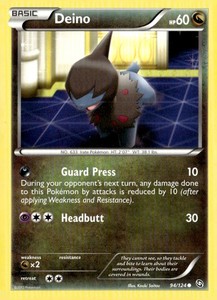 Deino (94) Common Dragons Exalted 94/124 Pokémon TCG