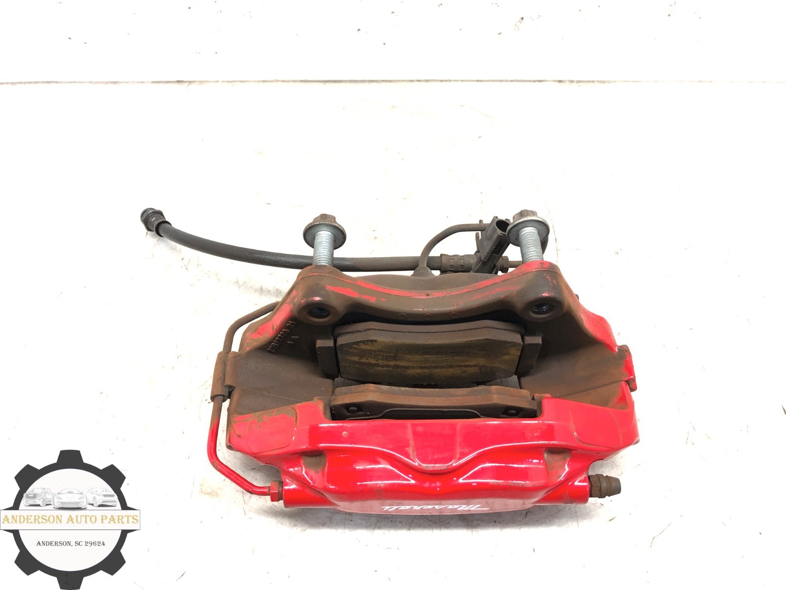 2014-2022 MASERATI QUATTROPORTE LEFT DRIVER REAR BRAKE CALIPER W/PADS OEM