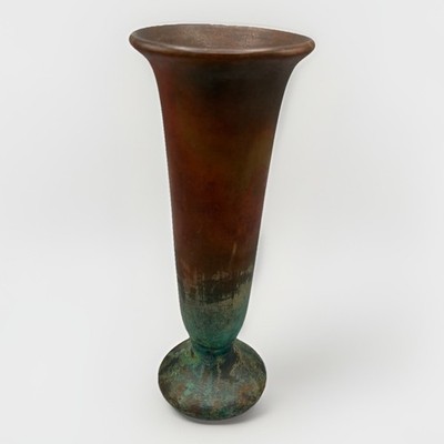 Charles Walter Clewell (1876-1965) Kupfer plattiert Studio Kunst signiert Vase 413-2-6