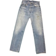 Vintage Levi's 501 Redline Selvedge 80s Made in USA Button 524 Faded W31 L33